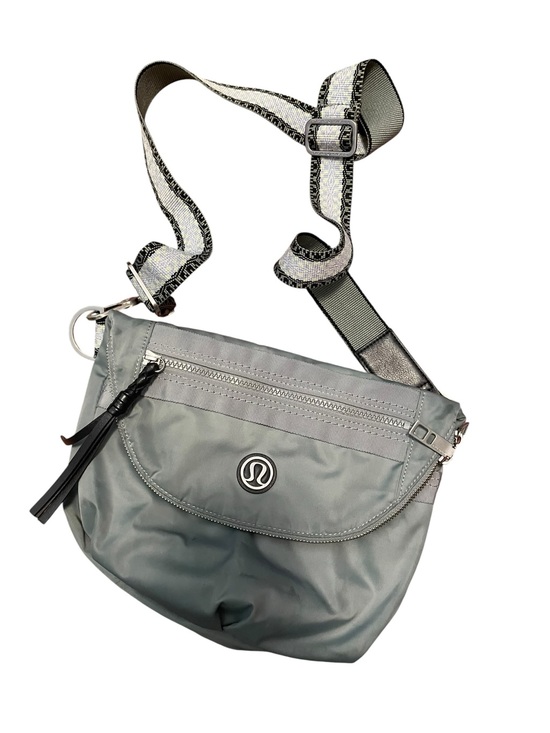 lululemon athletica Handbags - lululemon athletica Gray Crossbody Bag with Patterned Strap